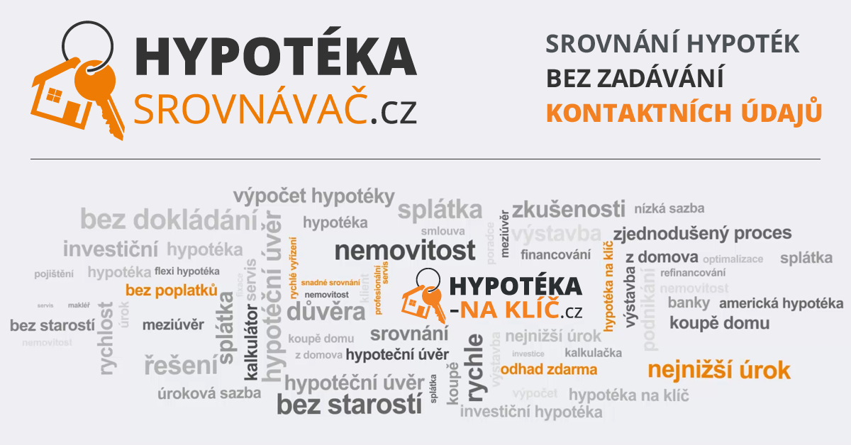 Hypotéka kalkulačka, hypotéka srovnávač